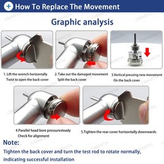 Dental Turbine Cartridge Replacement Air Rotor fit for NSK High Speed Handpiece