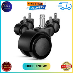 Office Chair Wheels Replacement 5 Pcs 2 Inch Office Chair Casters Heavy Duty
