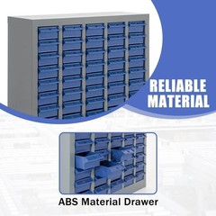 40 Drawers Parts Cabinet, Bolt & Nut Storage, Hardware Tool Organization Shelves