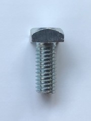 (25) 3/8-16 X 7/8” Square Head Machine Bolt Screw Zinc 9/16” Head 3/8” X 7/8”