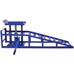 Auto Car Truck Service Ramps Lifts, Garage Car Lift Hydraulic Ramps Blue 5 Ton