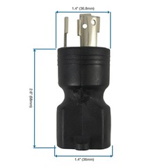 Conntek Plug Adapter NEMA L5-30P to 5-15/20R 30Amp 125V to 15/20Amp 125V
