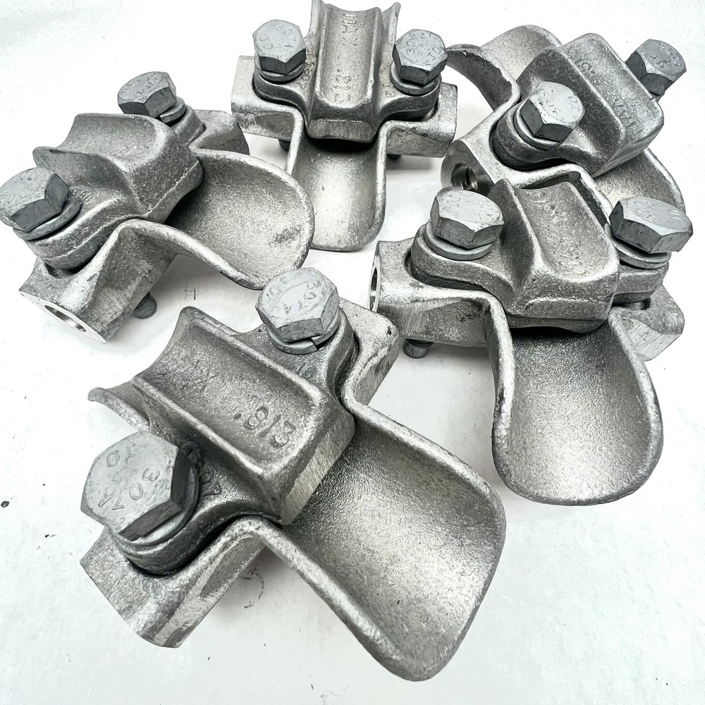 LOT OF 5 (M) F336653 POWER ACT-118.50-1.18 ALUMINUM TRUNNION CLAMP POWER LI