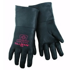 Tillman 44 Black Onyx TIG Top Grain Kidskin Leather Welding Gloves (Large)
