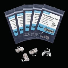 AZDENT Dental Orthodontic Convertible Bondable Buccal Tube ROTH .022″ 1st Molar