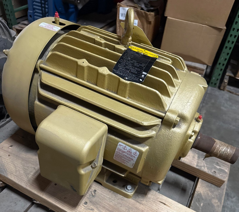 BALDOR SUPER E MOTOR 15 HP MODEL CEM2333T 2YBA 1765 RPM 230/460 V 3 PH 36 /18 AM