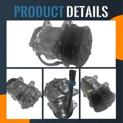AC Compressor w/ Clutch for 1994-2009 Chevy Kodiak GMC Topkick 7.2L CO4618C