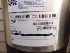 Curtis TFT15G FreshTrac Gravity Pot 1.5 Gal Thermal Stainless Coffee Server