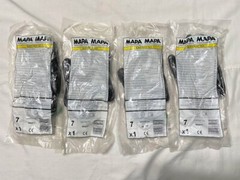 Four pair of MAPA Professional KRYNIT Cut Resistant Gloves Size 7 #563417 Small