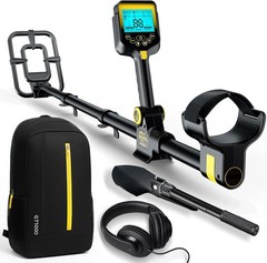 Metal Detector for Adults Waterproof – 2000mAh Chargeable Professional Cordless