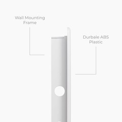 6×6 Inch White Access Panel Drywall ABS Plastic Square Wall Ceiling Door