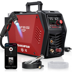 ARCCAPTAIN iControl Non-HF Plasma Cutter CUT55 MP with APP Control LED Display