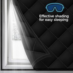 63″ x 47″ Thermal Window Cover，Oxford Fabric Window Cover for Winter, Window …