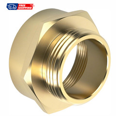 Durable Brass Fire Hose Adapter: 2″ NPT Female to 1-1/2″ NST Male Connection