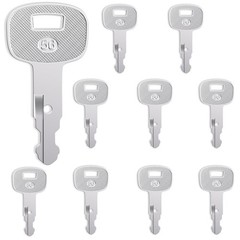 10Pcs 459A Ignition Starter Keys Kubota Excavator Key Replacement | Fits Kubo…