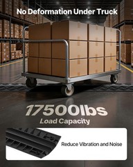 VEVOR Drop Over Cable Cover Heavy Duty Floor Cord Protector Ramp 17500 lbs 2 PCS