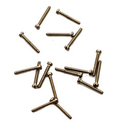 00-90 Slot Head Machine Screw, 5/16″, Nickel Silver, 100 Count