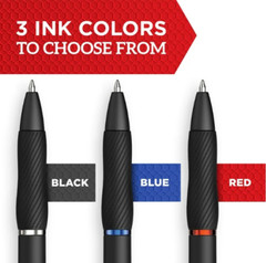 Sharpie S Gel Pens 12 Count Black 1.0Mm Bold Point No Smear No Bleed