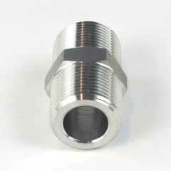 1″ NPT Male x 1″ NPT Male Hex Nipple Pipe Adapter Stainless Steel 304