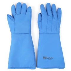 U.S. Solid Cryogenic Gloves Liquid Nitrogen Protection CE EN511 19inch Anti-Slip