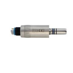 LANJING Dental Mini Air Motor Low Speed Handpiece 4 Holes LED 6 Pin ISO E Type