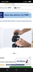 BOSCH BT160 CONTRACTORS ALUMINUM TRIPOD 5/8TH-11 COARSE THREAD Free Ship NEW