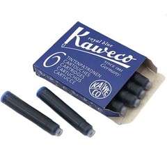 Kaweco Ink Cartridges 6 Pieces Royal Blue Fountain Pen K256FPR-BLU