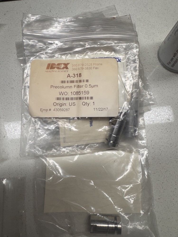 IDEX A318 pre column filter pack of 5