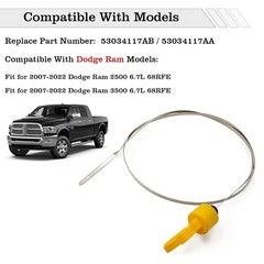 53034117AB Transmission Fluid Dipstick, Compatible with Dodge Ram 2500 3500 6.7L