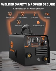 HZXVOGEN 3 in 1 MIG Welder 200Amp Flux MIG/Lift TIG/MMA Welding Machine