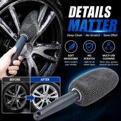 Car Wheel Rim Cleaning Brush Auto Detailing Tool for Tire Care