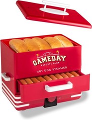 Compact Hot Dog Steamer and Multi-Appetizer Warmer – Ideal for Gatherings!