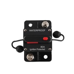 80A AMP Circuit Breaker Fuse 12-48V DC Car Boat Manual Reset Switch IP67