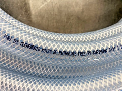 KURIYAMA 5/8″ PVC Polyester Braid Food Grade Hose 25 Feet 25’Foot Length
