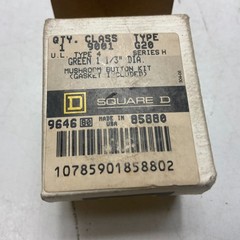 SQUARE D 9001G20 MUSHROOM BUTTON KIT SER. H TYPE 4