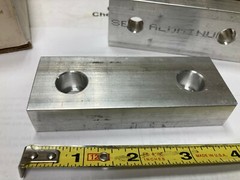 Gibraltar 48714661, 4″ x 1-1/2″ x 3/4″, Flat/No Step Aluminum Soft Jaws, 1 Pair