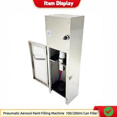 Pneumatic Aerosol Paint Filling Machine Semi-automatic Paint Spray Can filler