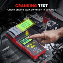 ANCEL BST500 Car Battery Tester with Printer, 12v 24v Automotive Battery Load…