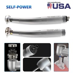 SELF-POWER Dental High Speed LED Handpiece Fiber Push Button / Bearing 2H/4H S