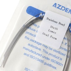 AZDENT Dental Orthodontic Arch Wires Ovoid/Nature tainles Steel Rectangular