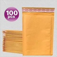 Yens® 100 #4 9.5×14.5 Kraft Bubble Padded Envelopes Mailers Inner 9.5 X 13.5
