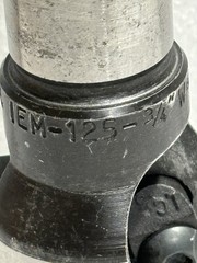 Iscar IEM-125 3/4″ W Indexable End Mill & Carbide Inserts as Pictured: See Desc