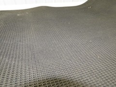 24″W x 40′ Rough Grip Top Rubber Conveyor Belt 2-Ply Black 1/4″Thick 40′ Length