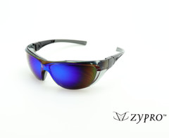 Tinted Safety Glasses Sport Sunglasses – Adjustable Temples with Case & Pouch