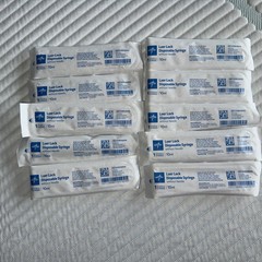 Lot Of 10 Medline 10ml Luer Lock Disposable Syringe No Needle Sterile SYR110010
