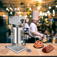 ROVSUN Electric Sausage Stuffer 10L Variable Speed Sausage Maker Stainless Steel