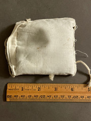 VINGTAGE CULLIGAN ZEOLITE CO. CLOTHH DESICCANT SILICA-GEL BAG ADVERTISING