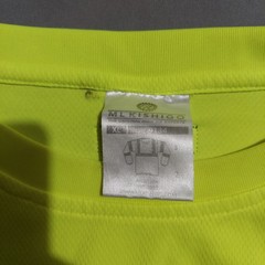 ML KISHIGO High Visibility Vest Size XL Reflective Lime Green
