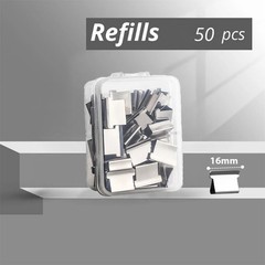Mini Stapleless Stapler Reusable Paper Binder Office School Stationery
