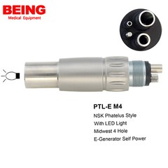 BEING Dental Handpiece High Speed Turbine Fiber Optic LED NSK Phatelus Coupler